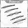 10 Pieces Geometric Metal Hair Clips and Barrettes for Women - Hair Styling Pins, Minimalist Decorative Wedding Accessories, Dainty Headwear (Silver, Black)
