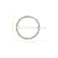 3pcs Rhinestone Bridal Hair Clip,Wedding Metal Hair Pins, Round Circle Hair Clips Bobby Pin Ponytail Holder Hair Accessories for Women