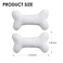 5.5 Inch Bone Hair Clips for Adult Women 2PCS Plush Skeleton Hairpins Halloween Costume Hair Accessories White for Wilma