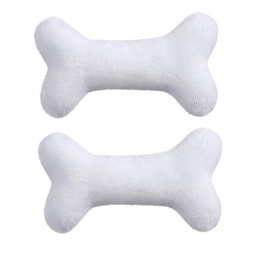 5.5 Inch Bone Hair Clips for Adult Women 2PCS Plush Skeleton Hairpins Halloween Costume Hair Accessories White for Wilma