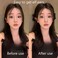 2 PCS Bow Hair Claw Clips Black Satin Bowknot Clip Nonslip Bow Princess Head Elf Ear Hair Side Clip Forehead Bangs Small Hair Claw Clamp Sweet Headdress for Women