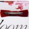 Velvet Bow Hair Clip Red Satin Hair Barrette French Hair Bow Headpieces Winter Bow Barrette Headwear Hair Accessories for Women and Girls Gifts (Short deep red)