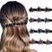 Sparkling Crystal Stone Rhinestone Braided Hair Clips for Women Duckbill Hair Clip Hair Accessories for Styling Sectioning 4Pcs