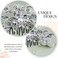 Latious Crystal Bride Wedding Hair Comb Silver Flower Bridal Hair Clip Rhinestones Hair Piece Wedding Hair Accessories for Women and Girls