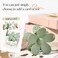 DEEKA 16 Pcs Bridesmaid Proposal Gifts Set Flower Hair Claw Clips with Floral Card &amp; Satin Scrunchies Proposal Box Bridal Party Gift Bridesmaids Bachelorette Party Favors (White&amp;Sage Green)