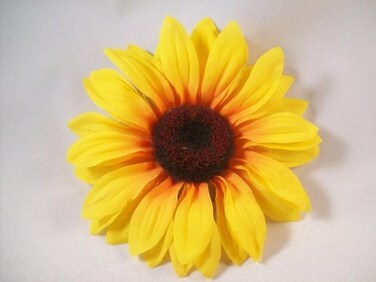 Sunflower Hair Clip 4.5 Inches