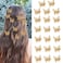 20 Pcs 3D Moving Butterfly Hair Clips, Metal Golden Moving Wings Butterfly Hair Accessories Cute 90s Nostalgic Hair Clips for Women Wedding Halloween