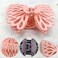 DIUEWOW Butterfly Thick Hair Clip, Hollow Matte Butterfly Hairpins Clips, Large Strong Hold Non-Slip Cute Hair Jaw Clips for Women - 2 Pack (Purple, Pink)