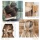 Butterfly Hair Clips Square Claw Clips 8 Pack Hair Clips for Thin Hair Neutral Small Hair Clips for Women