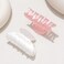 CAKURE Hair Claw Clips Pink Hair Catch Barrettes Medium Non Slip Jaw Hair Clips Hair Accessories for Women and Girls (2 PCS)