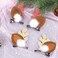 WLLHYF 4PCS Christmas Hair Clip, Cute Xmas Reindeer Antler Hairpin Girl Women Hair Clips Xmas Hair Barrettes with Pom Balls Deer Ear Hair Accessories Festive Party Cosplay Gifts