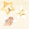 12PCS Metal Star Snap Hair Clips, 1.6 Inches Star Hair Clips for Kids Girls and Women, Silver/Gold/Black Star Snap Hair Barrettes, Non Slip 2000s Y2K Star Cute Snap Hair Accessories