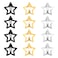 12PCS Metal Star Snap Hair Clips, 1.6 Inches Star Hair Clips for Kids Girls and Women, Silver/Gold/Black Star Snap Hair Barrettes, Non Slip 2000s Y2K Star Cute Snap Hair Accessories