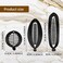 9Pcs French Banana Clip Hair Comb Fishtail Hair Clip Comb and Round Banana Clips for Women Girls, Flexible Ponytail Holder Clips Hair Styling Accessories, Round Ponytail Holders