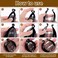 9Pcs French Banana Clip Hair Comb Fishtail Hair Clip Comb and Round Banana Clips for Women Girls, Flexible Ponytail Holder Clips Hair Styling Accessories, Round Ponytail Holders