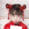 AEGYPIUS Chinese New Year Hair Accessories, 2 Pcs Red Hair Bows for Girls Chinese Hair Accessories for Women Chinese Hair Clips with Tassels, Red Bows for Girls Hair Hanfu Hair Accessories for Girls