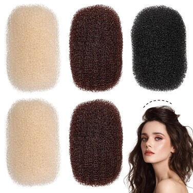 Minkissy Hair Volume Clips for Women, 5pcs Sponge Inserts for Updos and Hair Styling