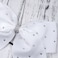 8 Inch Jumbo Cheerleader Bows with Bling Fling Rhinestones Ponytail Holder Cheerleading Bows Hair Tie College (White)