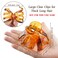 MAORULU Big Claw Hair Clips for Women and Girls, Strong Hold, 6 Packs (Black, Clear, Tortoise)