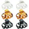 MAORULU Big Claw Hair Clips for Women and Girls, Strong Hold, 6 Packs (Black, Clear, Tortoise)
