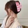 Hair Clips for Women for Thick Hair Red White Winter Snowflake Design Large Hair Claw Clips Non-slip French Hair Barrettes for Hair Styling Winter Hair Accessories Party Christmas Hair Decoration 1Pcs
