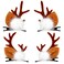 2PCS Christmas Hairpins Antler Girls Hairpins Christmas Headdresses Reindeer Antlers Headbands Christmas Hair Clips Hair Accessories for Girls