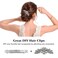 Cinaci 20 Pack 8cm/3" Simple Plain Blank DIY Caft Silver Metal French Hair Barrettes with Black Leather Cover Snap Hair Clips Clasps for Women Girls Teens Hair Accessories (3 Inch)