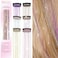 6Pcs Hair Tinsel Clip in 20Inch Fairy Hair Clip in Hair Tinsel Kit Heat Resistant，Clip in Hair Tinsel Extensions Glitter Hair Tensile Clip in Sparkly Hair Accessories for Women Girls Kids (Galaxy)
