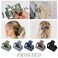 Medium Claw Hair Clips for Women Girls, 2" Matte Rectangle Small Hair Claw Clips for Thin/Medium Thick Hair, Hair Jaw Clips Nonslip Clips (8pcs Cool Color)