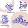 6PCS Large Hair Claw Clips for Women - 4 inch Non-Slip Cute Thick Hair Clips, Strong Hold Light Colors Modern Big Claw Clips