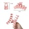 6PCS Large Hair Claw Clips for Women - 4 inch Non-Slip Cute Thick Hair Clips, Strong Hold Light Colors Modern Big Claw Clips
