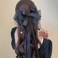 Long Hair Bows with Ribbons, Lace, Tulle and Pearls - Decorative Hair Clips, Barrettes and Hair Accessories for Women, Girls and Prom