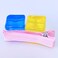 Anime Hitori Gotoh Hair Clips Blue and Yellow Ice Cube Shape Hair Ties Hair Accessories Barrette Headwear Cosplay Props Halloween