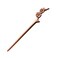 Mikinona Decorative Wooden Hair Chopsticks for Women Chinese Hair Styling Tool Elegant Hair Sticks for Bun Hairstyles Handmade Floral Design Hair Accessories