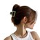 4 PCS Matte Square Hair Claw Clips for Thick Hair - Cute Hair Clips for Women