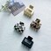 Checkered Tortoise Hair Clips for Women - 4Pcs 2" Small Acetate Claw Barrettes for Thick &amp; Thin Hair