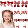8 Pcs Cherry Strawberry Hair Accessories - Cute Alligator Clips, Flower Barrettes, Bow Decor for Teen Girls and Women, Hair Decoration, Christmas