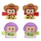 2 Pairs Cute Toy Hair Clips for Girls Women 2 Inch Cartoon Dress up Hair Accessories Birthday Party Gift for Woody Buzz