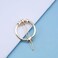 Minimalist Circle Hair Clip Barrette Gold Star Hair Clips Pin Geometric Round Circle Side Clip Barrette Multi Star Hairclip Decorative Hair Accessory for Women and Girls Headdress
