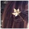 Boho Maple Leaf Hair Clip Barrette Gold Leaf Hairpin Head Clip Metal Leaves Hair Barrette Bobby Pin Gold Bridal Hair Accessories for Women and Girl Headdress