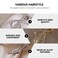 Mobestech 2pcs Music Note Hair Clips Classical Elegant Hair Barrettes Alloy Rhinestone Hair Pins Hair Accessories for Women Girls Hair Styling (Gold+ Silver)