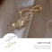 Mobestech 2pcs Music Note Hair Clips Classical Elegant Hair Barrettes Alloy Rhinestone Hair Pins Hair Accessories for Women Girls Hair Styling (Gold+ Silver)