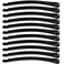 COHEALI 50pcs Simple Black Metal Painting Bobby Pin Classic Diy Hairpins Hair Accessory For Women