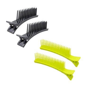 Beavorty 2pcs Hair Sectioning Clips, Alligator Hair Clips Hair Parting Bill Clips Hair Stylist Hair Clips Salon Styling Tools
