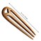 Lurrose Hair Chopsticks Hair Forks 3 Prone Hair Pin 3- prong Hair Fork Wooden Hair Stick Wooden Hair Hair for Buns Hair Pin Hair Accessories Wood Hair Fork French Hair Stick Womens Hair Clips