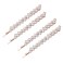 Beaupretty 2 Pairs Crystal Rhinestone Hair Clips, Decorative Hairpins for Bangs, Bridal Hair Accessories for Women Girls