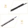 Beaupretty Rhinestone Bobby Pin, hair jewelry bobby pins Crystal Metal Hair Clips Diamond Wedding Bridal Hair Accessories for Women bobby pins decorative rhinestone Ladies (Black)