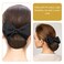 Uonlytech Hair Pin, 6pcs Bowknot Hair Snood Net Barrettes, Ribbon Barrette With Net Chignon Hair Bun Cover Mesh Clip Hair Tie for Women Girls Dancer, Black