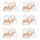 Luxshiny Golden Pearl Spiral Hair Pins 12pcs Swirl Hair Twists Coils Clips Twist Hair Jewelry Metal Alloy Bobby Pins Decorative Hair Accessories for Girls Women Bridal Wedding Prom Party Birthday