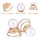Luxshiny Golden Pearl Spiral Hair Pins 12pcs Swirl Hair Twists Coils Clips Twist Hair Jewelry Metal Alloy Bobby Pins Decorative Hair Accessories for Girls Women Bridal Wedding Prom Party Birthday